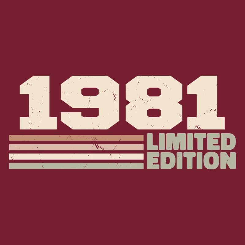 1981 1981 Limitierte Auflage 1981 Geburtstagsgeschenk