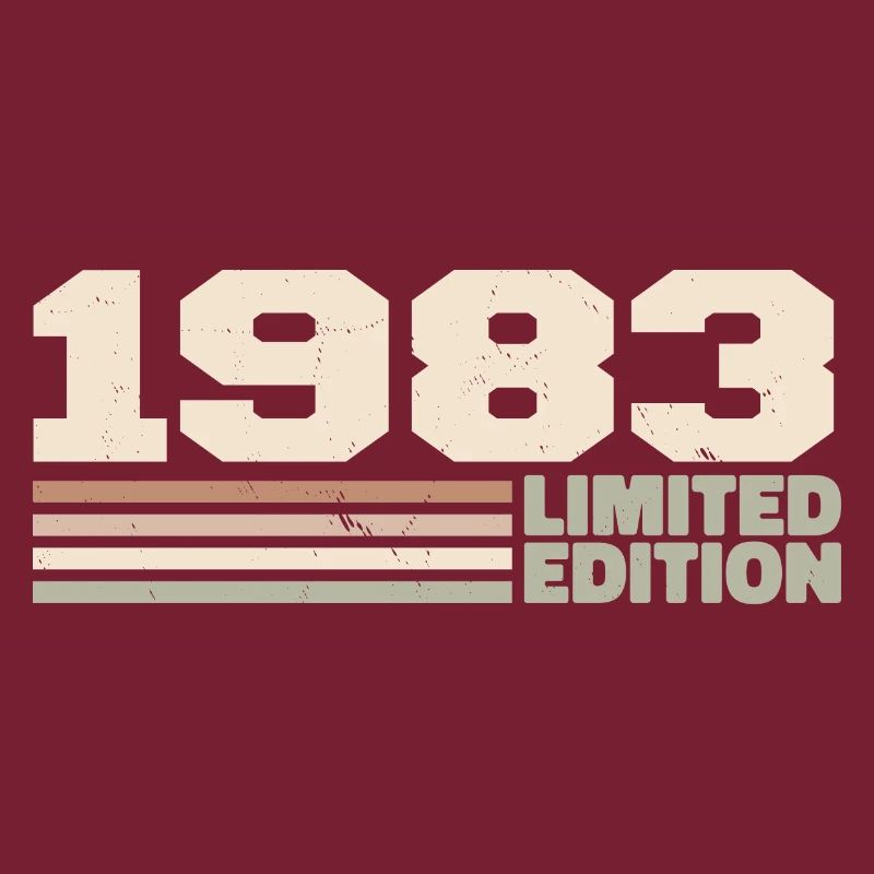 1983 Geburtstagsgeschenk 1983 limitierte Auflage 1983