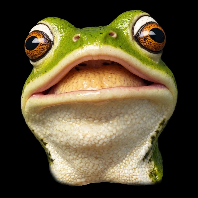 Lächelnder Frosch