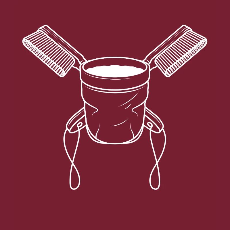 Chalkbag & Brushes  - Weiß
