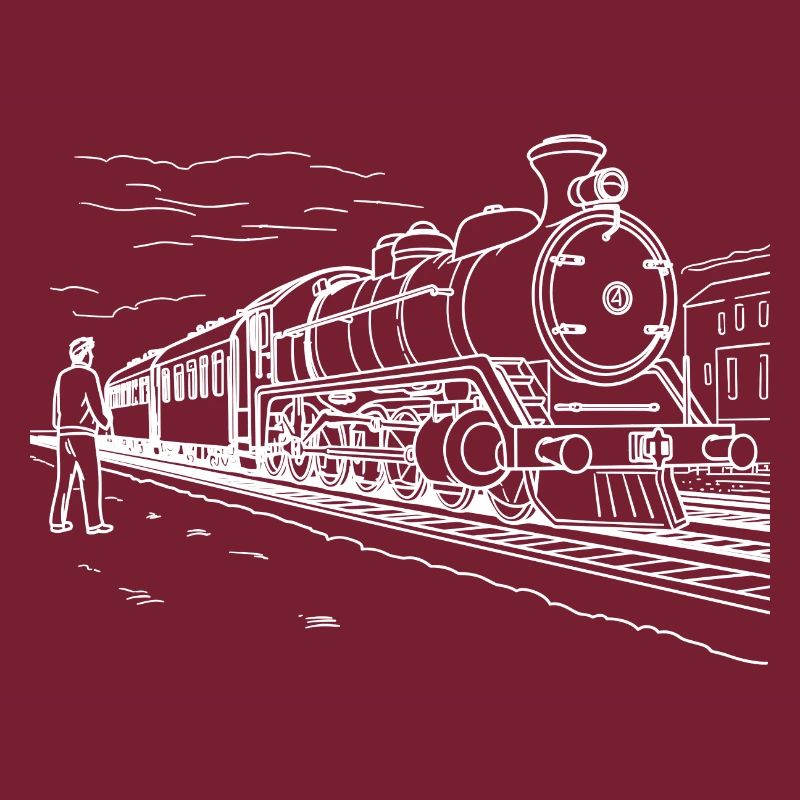 Train Lover Drawing