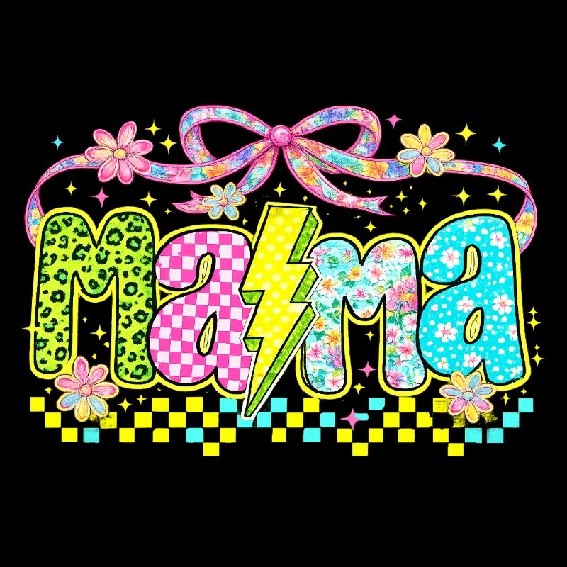 Mama Retro Flashy | Neon Style Mother's Day