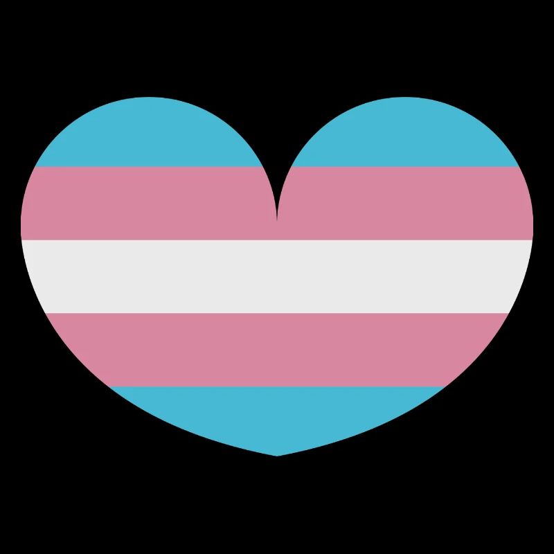 Drapeau trans heart