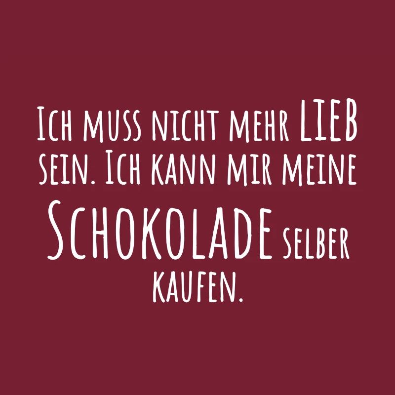 Ich kaufe mir Schokolade selbst