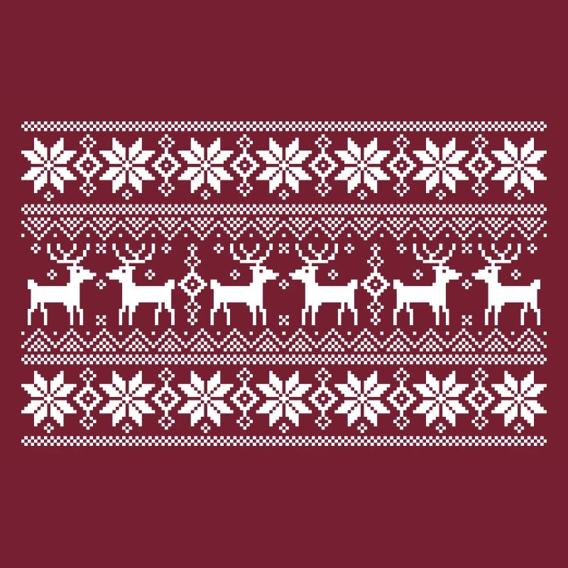 Merry Christmas pattern 1 (dark)