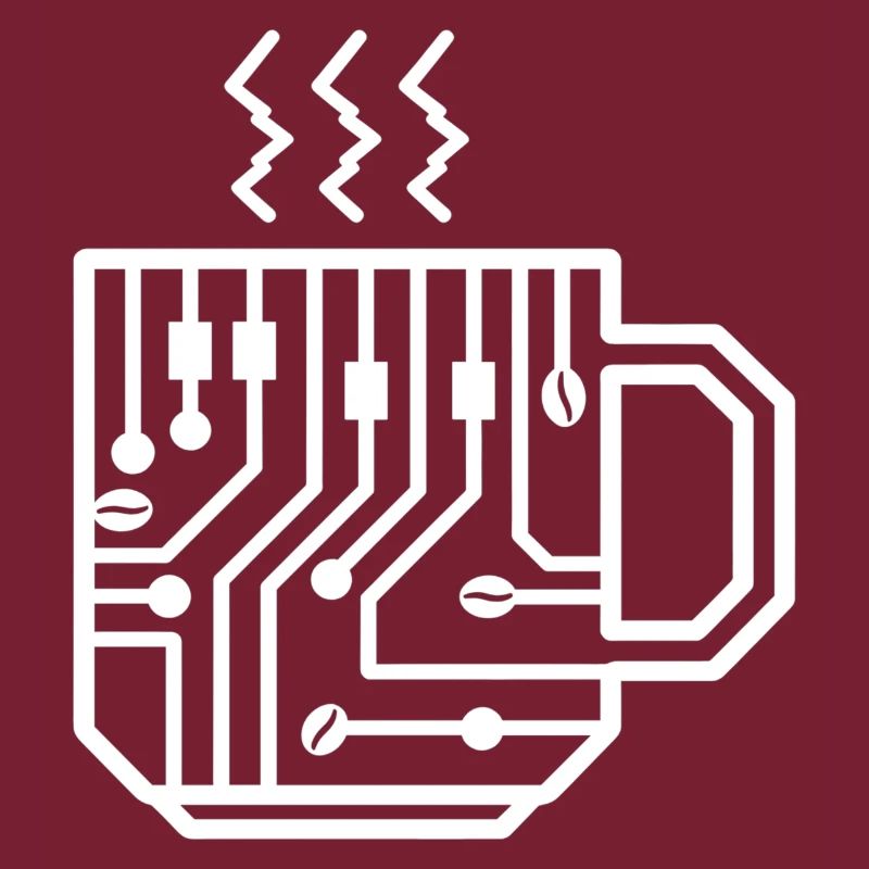 Circuit Mug Glyph Tech Brew
