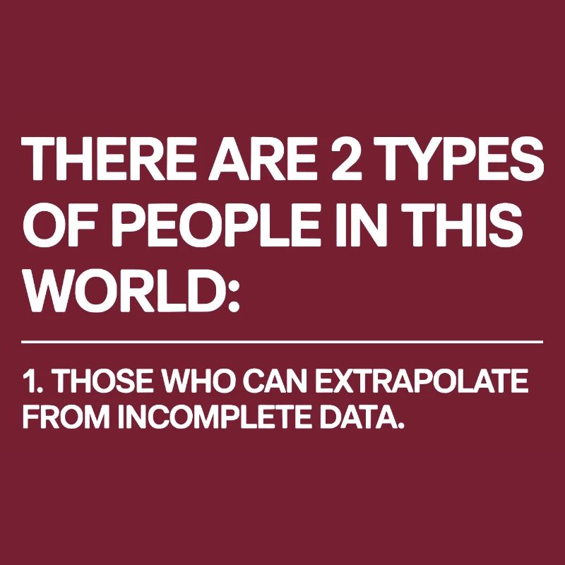 Statistik Analyse Data Science Extrapolation