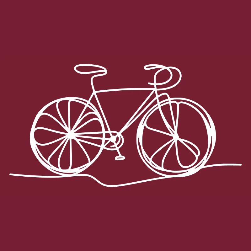 Bicycle in a line