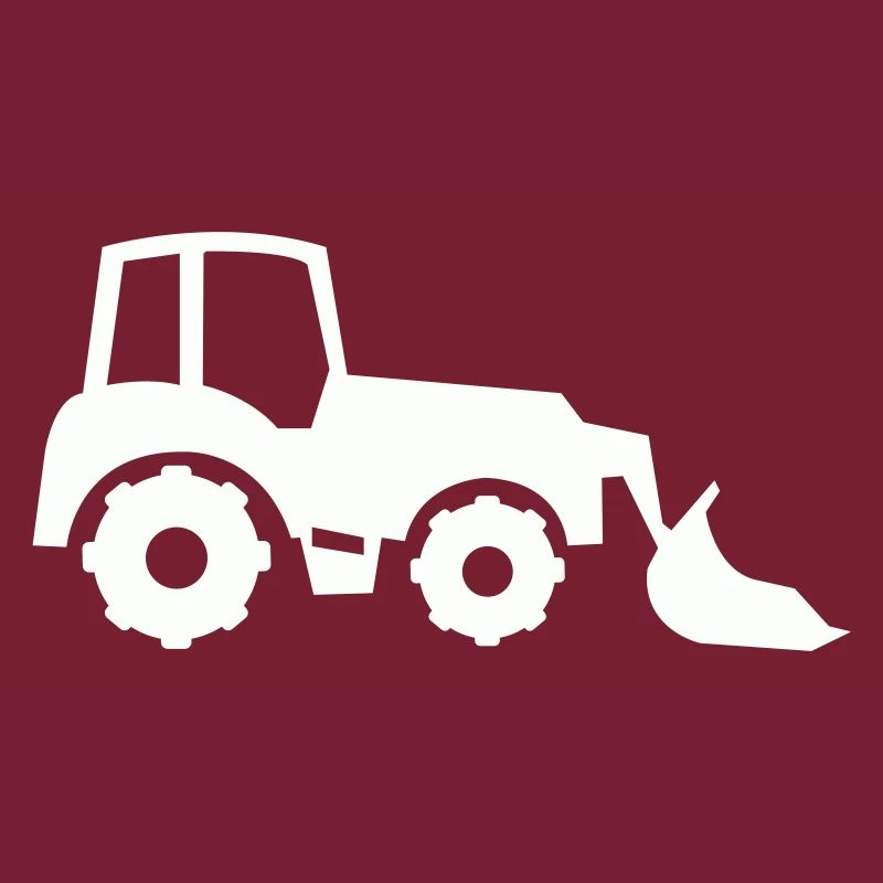 Traktor Silhouette Frontlader