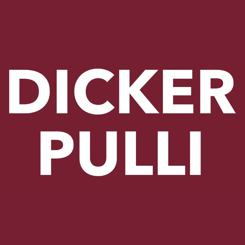 Dicker Pulli Kontrast Typo