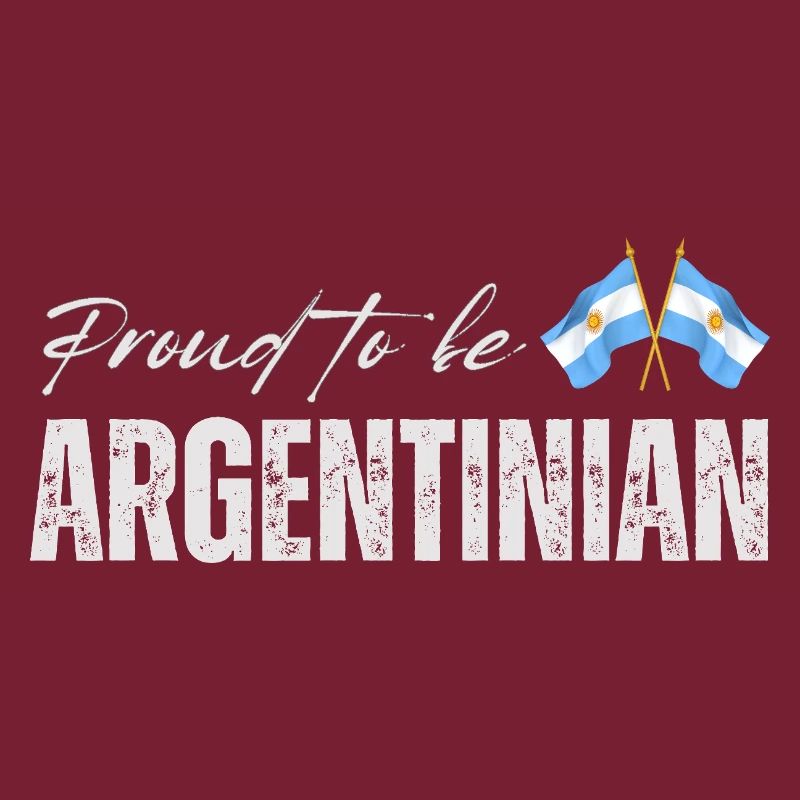 Stolzer Argentinier, ich liebe Argentinien