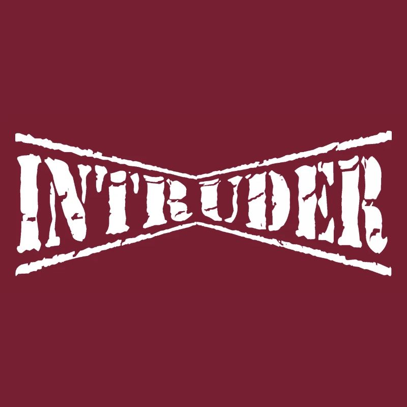 intrus hacker intrus clan sticker ordinateur