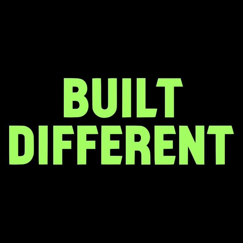 Built Different Neon Tee