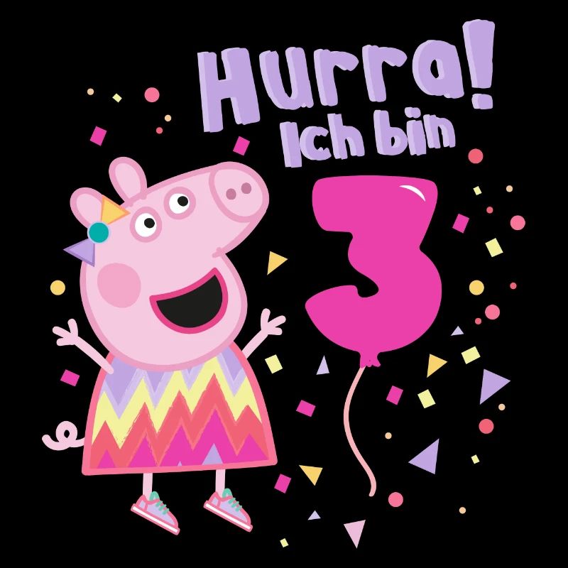 Peppa Wutz Hurra Ich Bin 3 Jahre Geburtstag