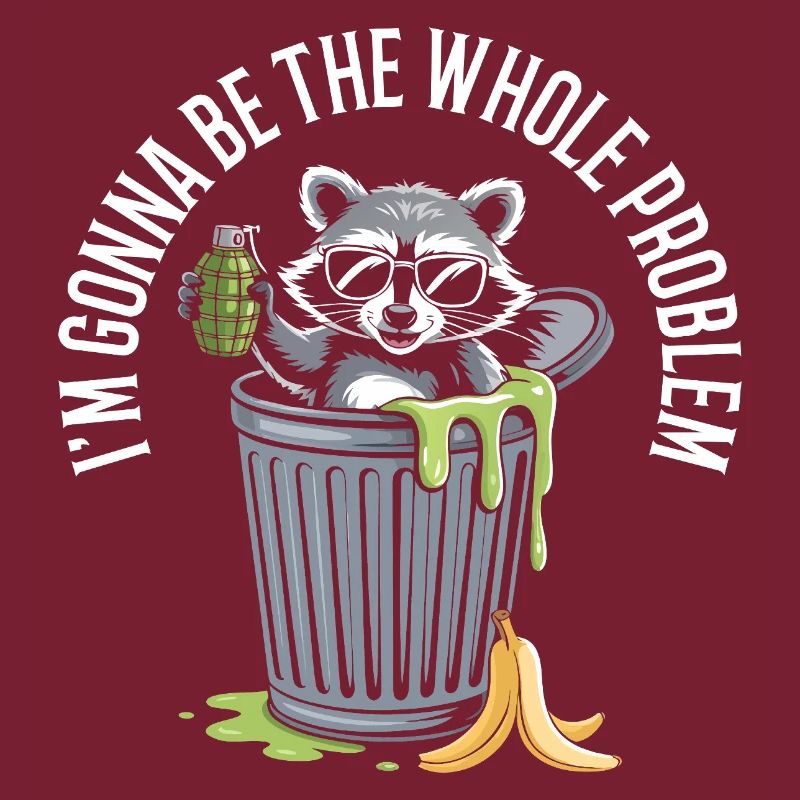 Ich bin das Problem – Lustiges Statement Design