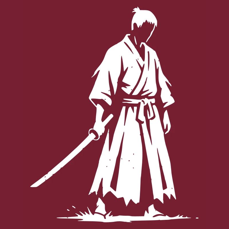 Sad Ronin Samurai Warrior