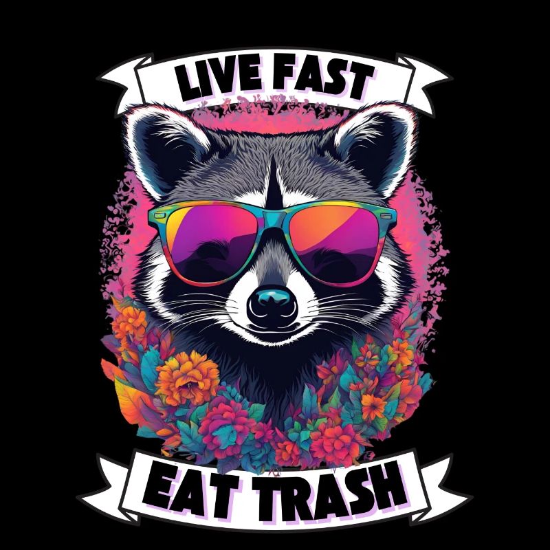 Waschbär Eat Trash Geschenkidee