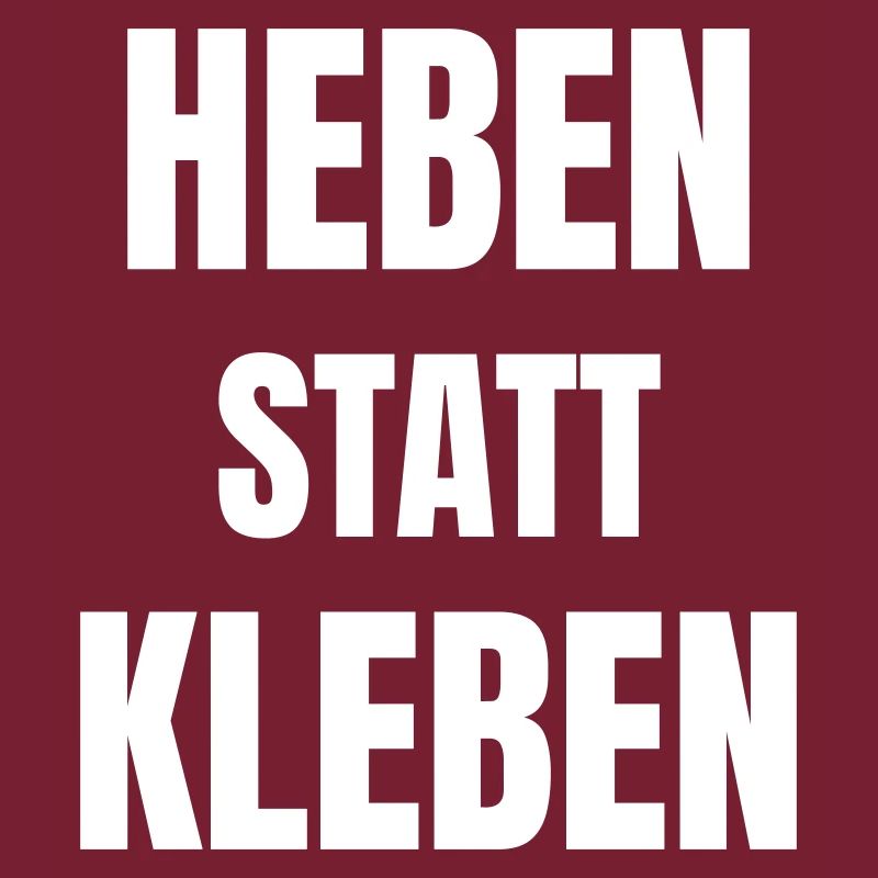 Heben statt Kleben