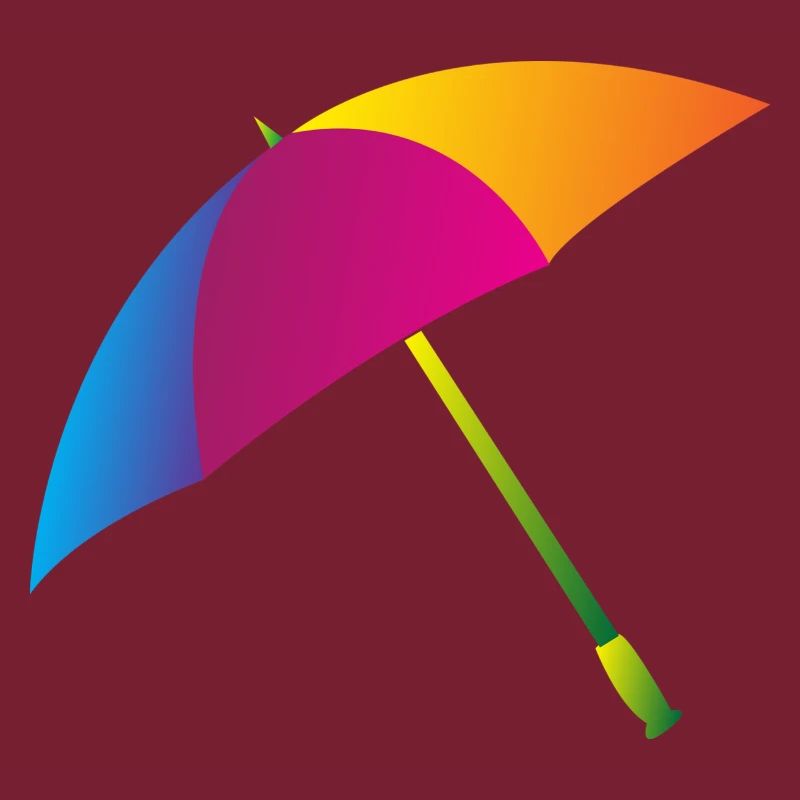 Regenbogen Regenschirm