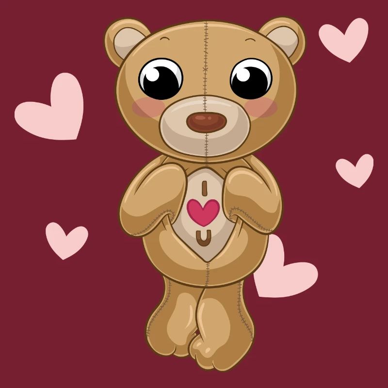 Putziger Comic Teddybär