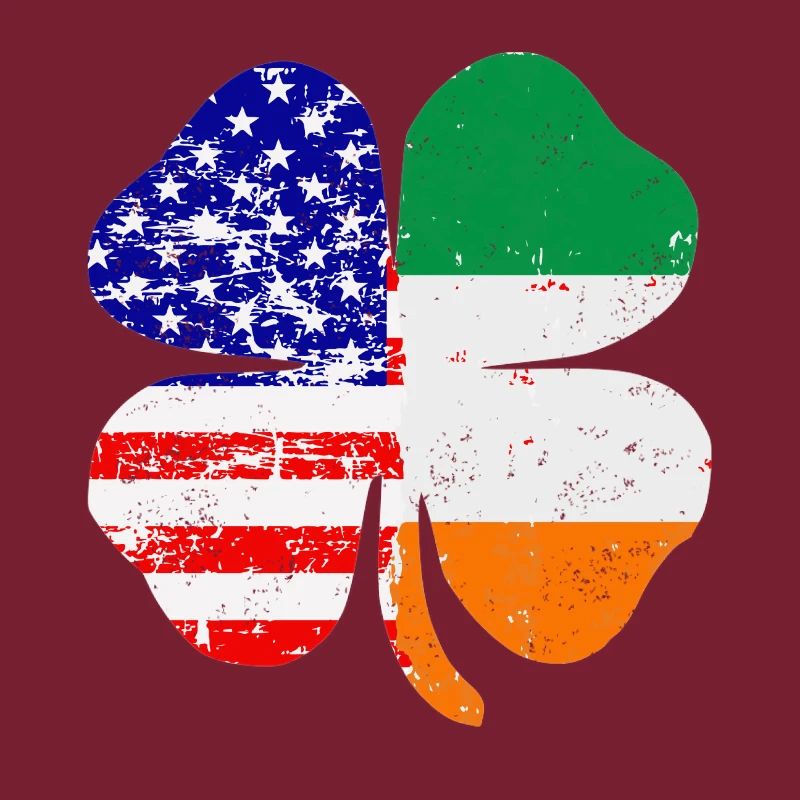 American Irish Clover Leaf Gift