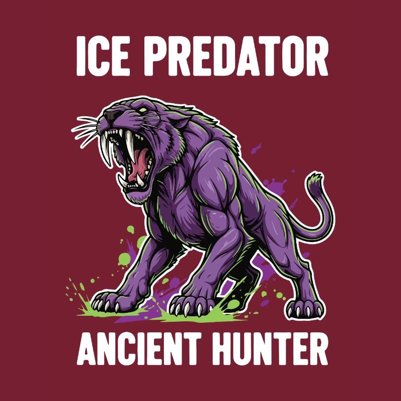 Smilodon-Räuber Uralter Jäger
