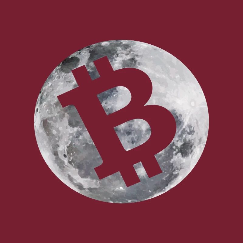 Bitcoin to the moon / Kryptowährung / Geschenkidee