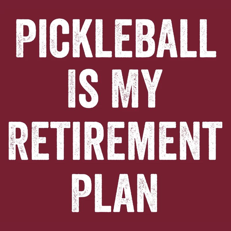 Le pickleball est mon plan de retraite Vintage
