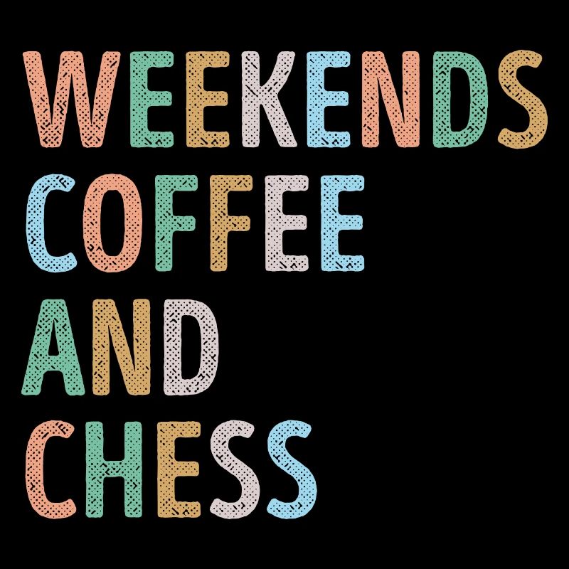 Wochenenden Kaffee und Schach Mama