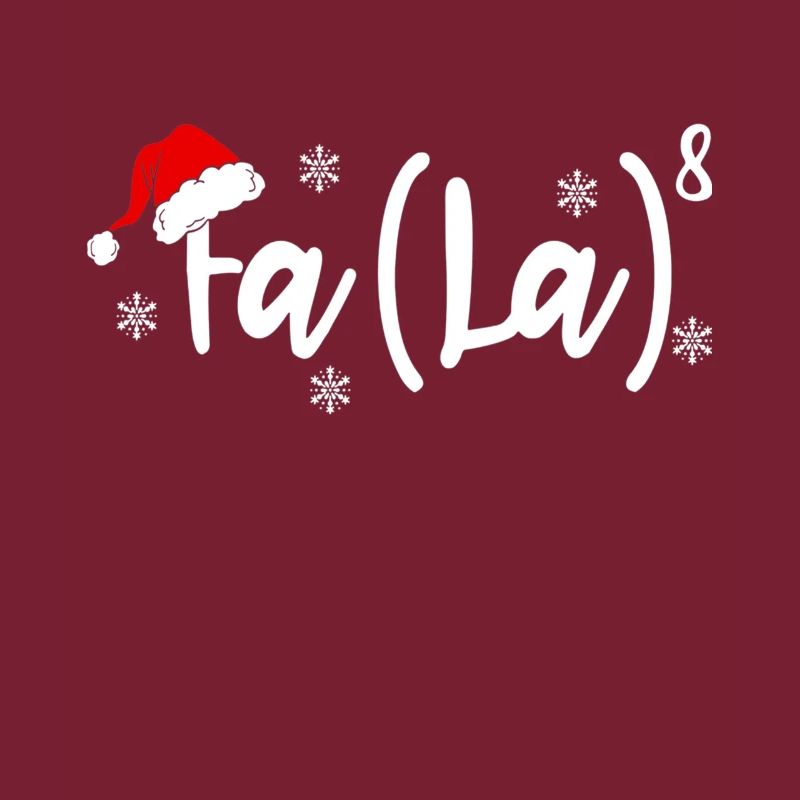 Funny Christmas Math Teacher Fa La8 Equations