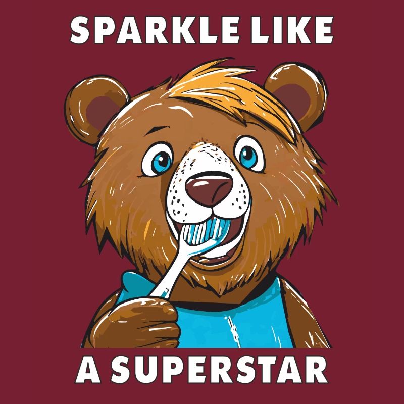 BEAR SPARKLE LIKE A SUPERSTAR