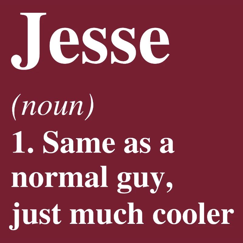 Jesse Definition Cooler Name Spruch Geschenk