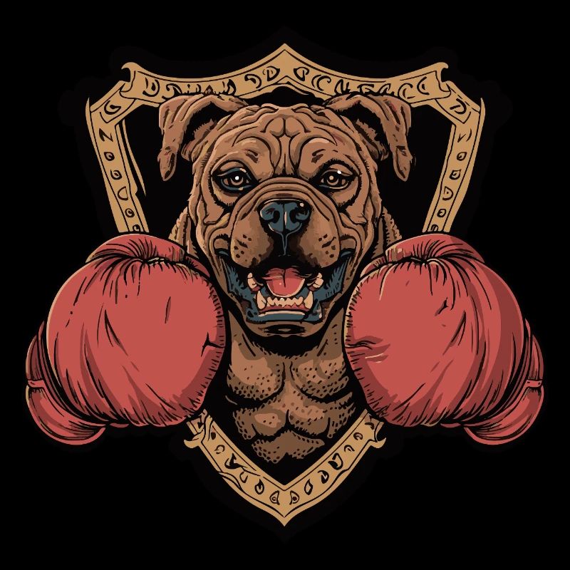 Hund Boxer MMA Logo