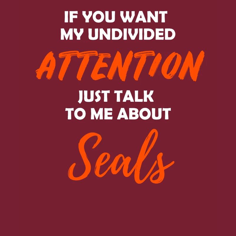 Seehund Robbe Tier Geschenk Idee