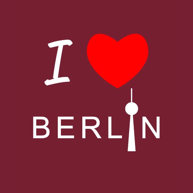 J'aime le cadeau de conception de chemise de Berlin