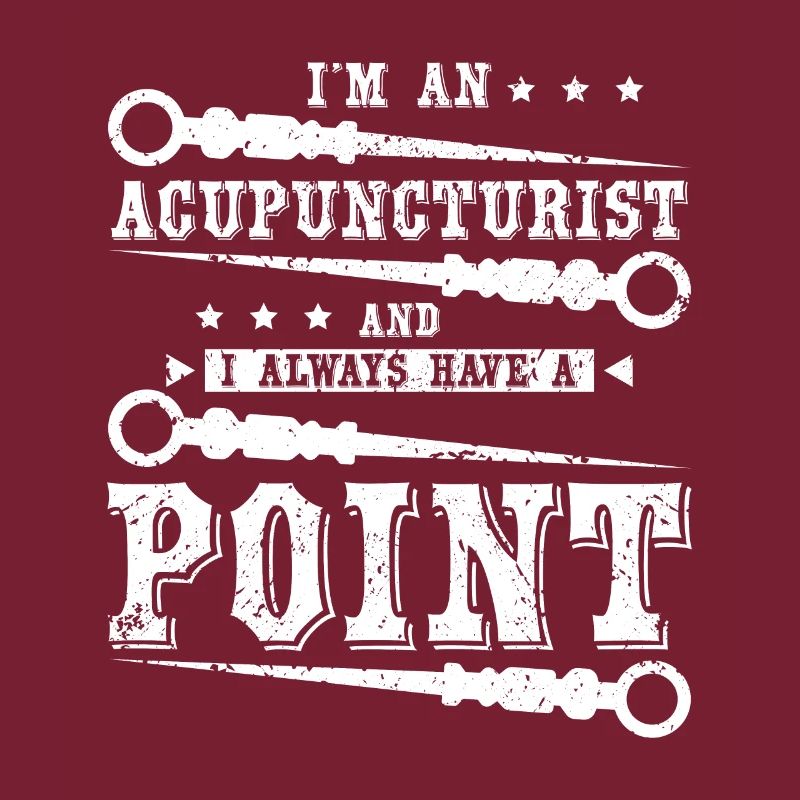 I'm an acupuncturist I always have a point