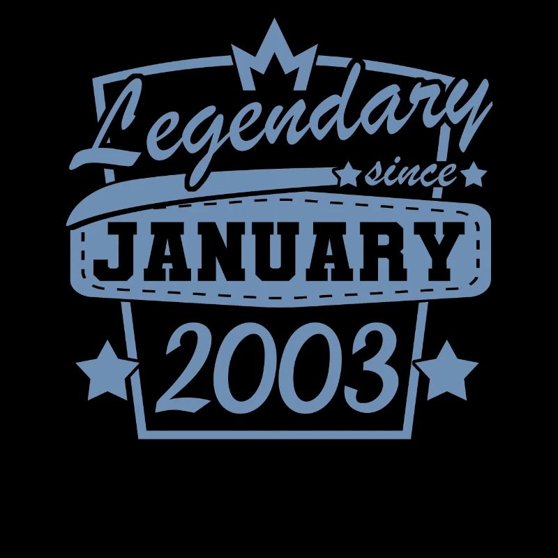 Birthday 20 years old January 2003