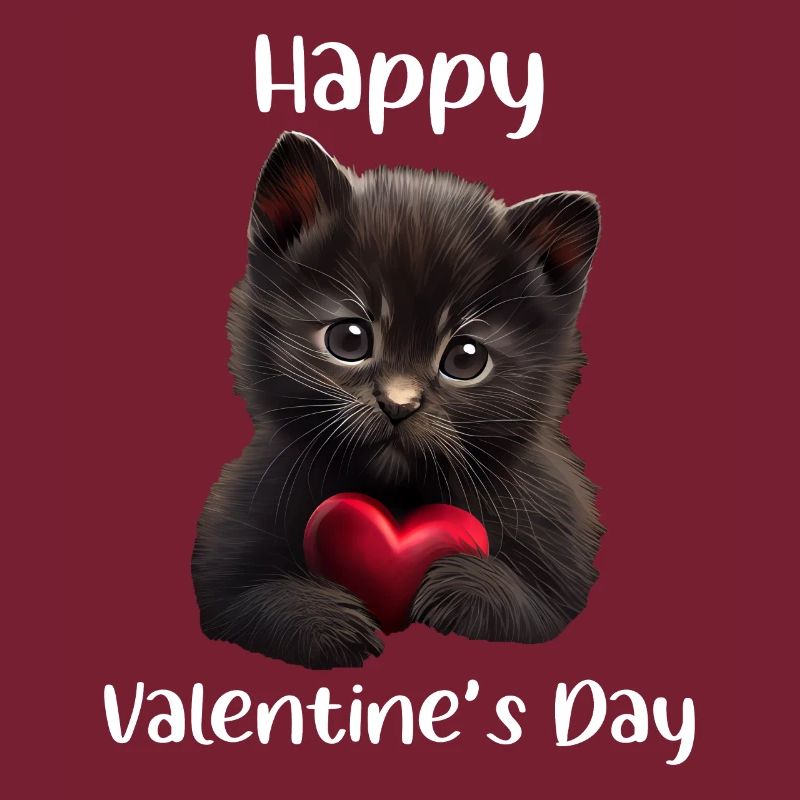 Chat de la Saint-Valentin