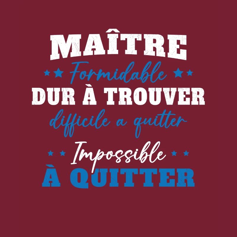 Maître formidable idée cadeau maître d'école