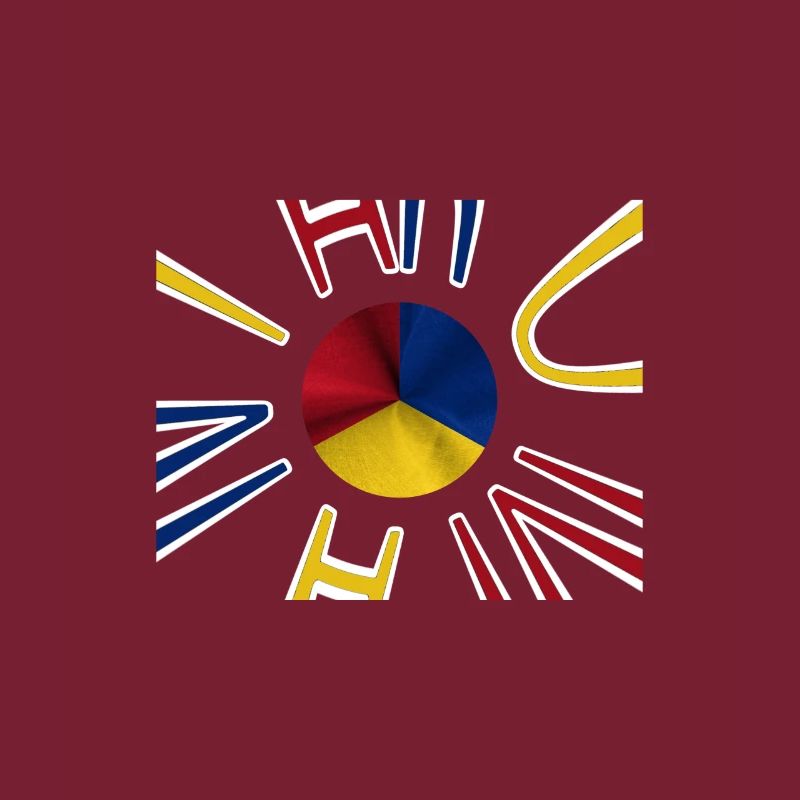 Rumänien Flagge Bukarest