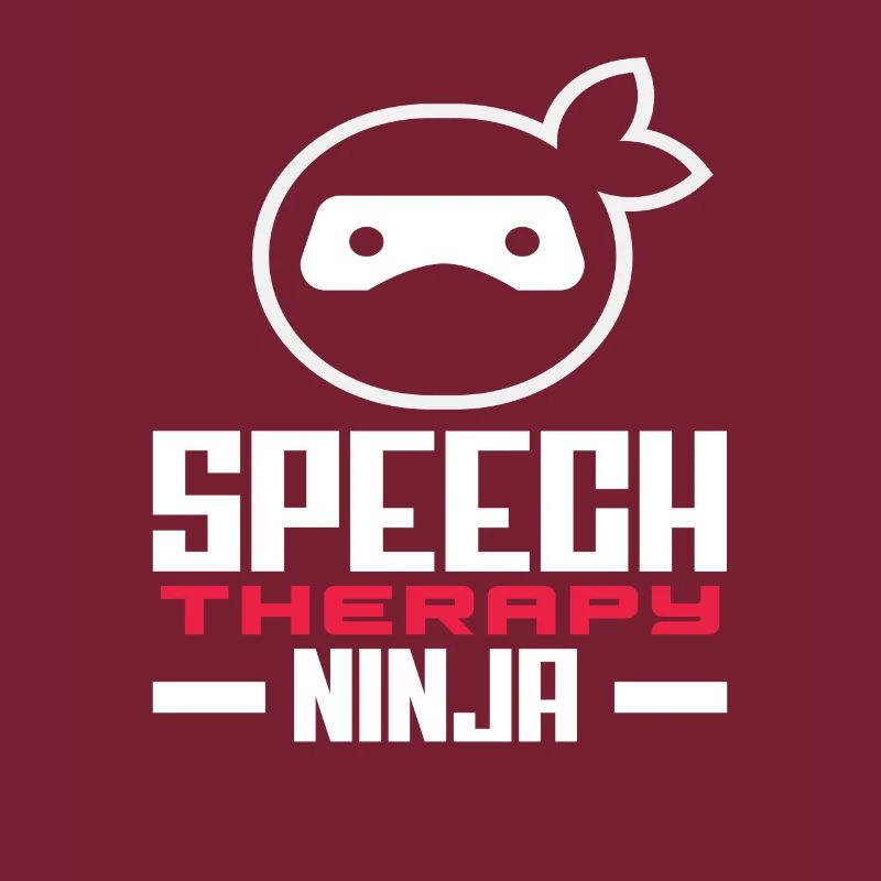 Speech Therapy Ninja Cool Therapy Motif