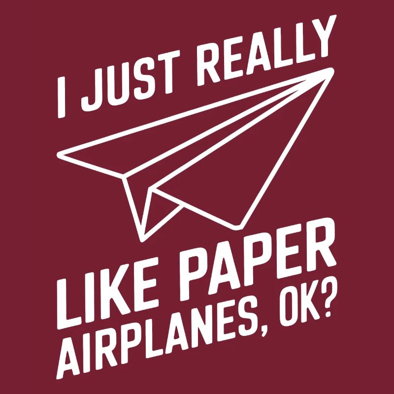 Papierflieger Spruch Witz Papierflugzeug Geschenk