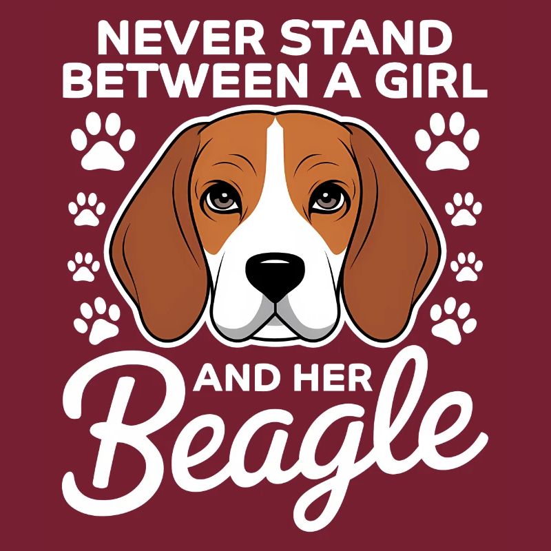 Beagle Mädchen Hunde Lustiges Beagle Geschenk