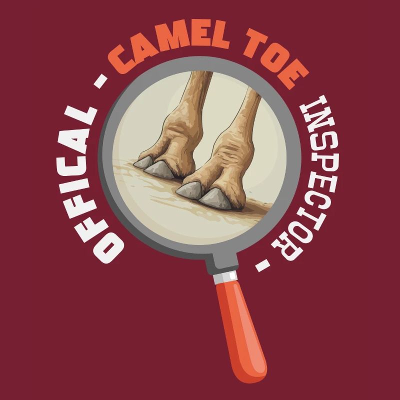 Official Camel Toe Inspector Lustiger Spruch