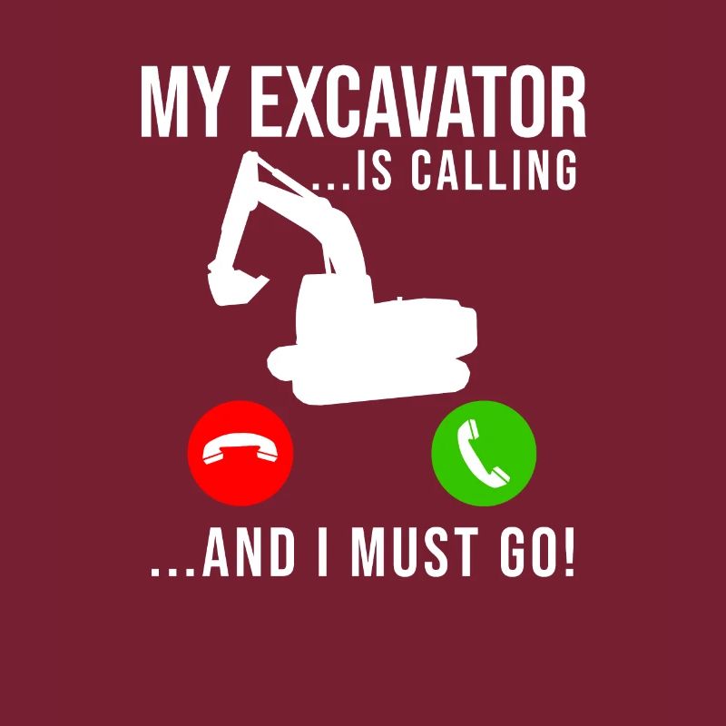 Excavator Construction Worker