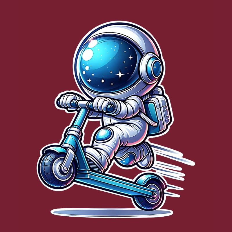 E-Scooter E-Roller Astronaut Scooter