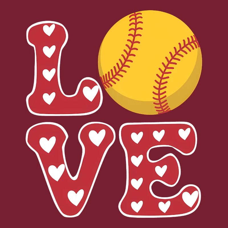 Softball Softball Player Cute Softball Gift
