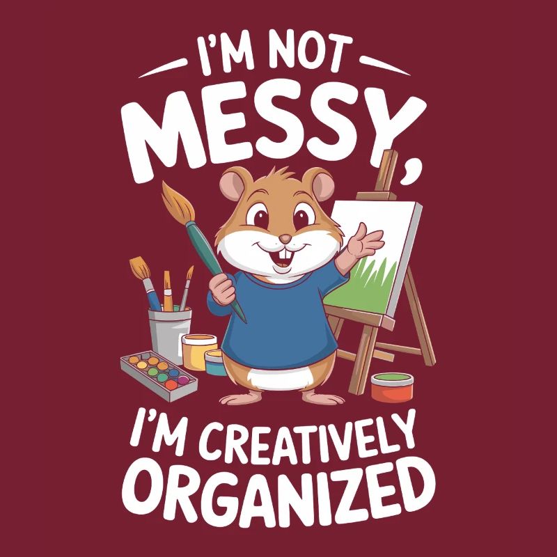 I'm not chaotic, artist, painter, creative