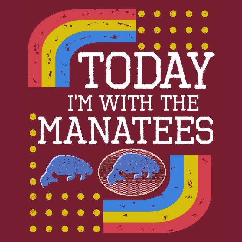 Vintage Slogan MANATEES