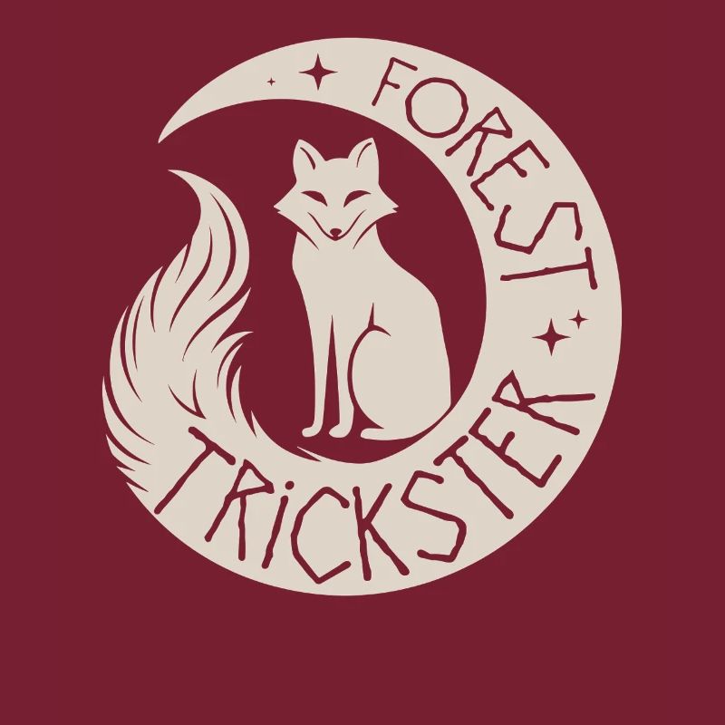 Forest Trickster Cottagecore Moon Fox Design